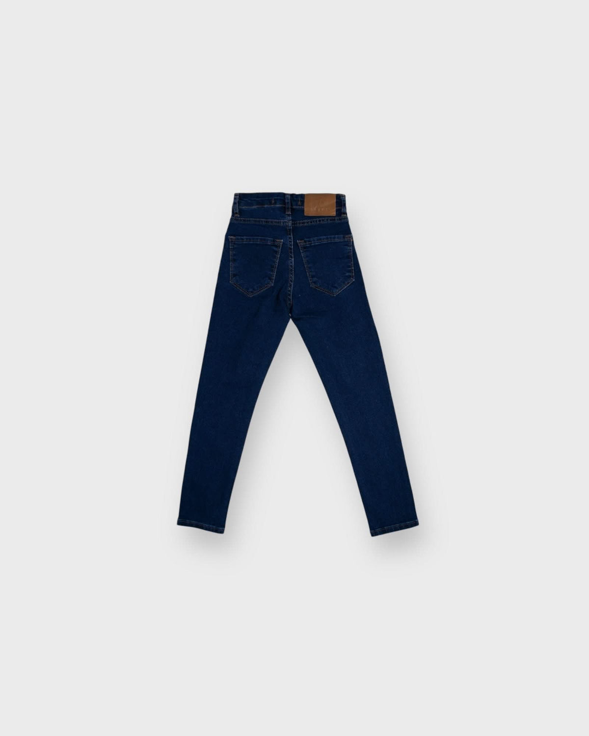 Genç Çocuk Unisex Koyu Mavi Jean | 9–15 Yaş | Kız ve Erkek Çocuk Kot Pantolon | RG3323 - MAVİ