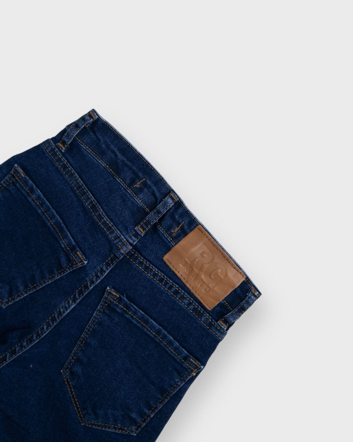Genç Çocuk Unisex Koyu Mavi Jean | 9–15 Yaş | Kız ve Erkek Çocuk Kot Pantolon | RG3323 - MAVİ