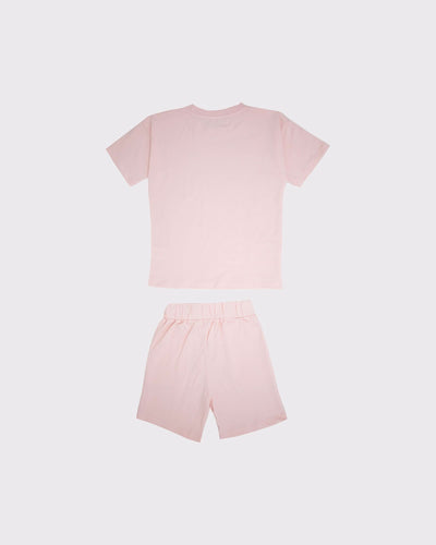 Çocuk Unisex Pamuk Şort ve Tişört Takımı | 3–9 Yaş | RG Brand | RG1544 - MAVİ