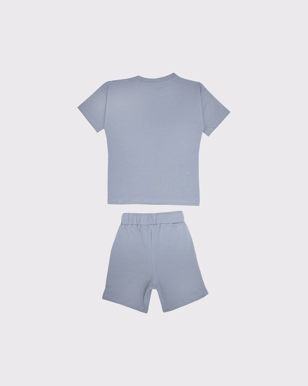 Çocuk Unisex Pamuk Şort ve Tişört Takımı | 3–9 Yaş | RG Brand | RG1544 - MAVİ