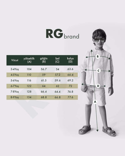 Çocuk Kapüşonlu Eşofman Takımı | RG Brand | 3–9 Yaş | RG1484 - MİNT