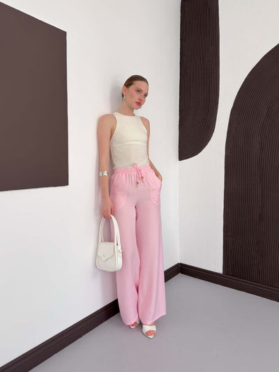 Pantaloni - Roz | D2381 Topshow
