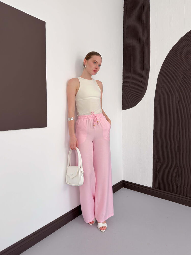 Pantaloni - Roz | D2381 Topshow