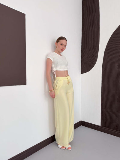 Pantaloni - Galbeni | D2381 Topshow