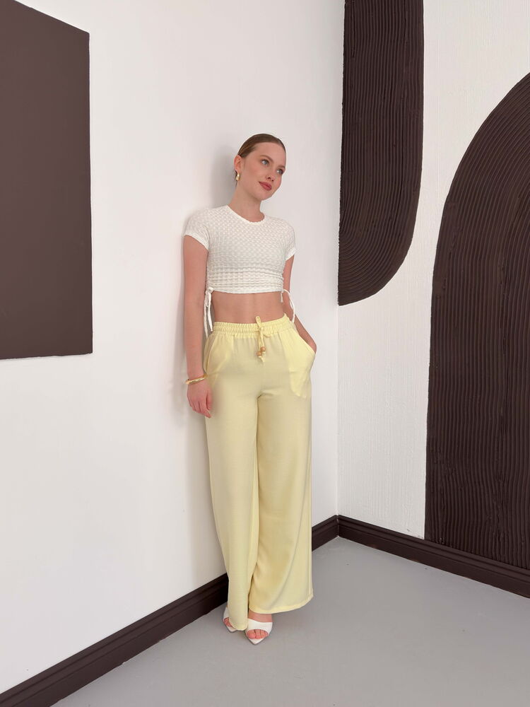 Pantaloni - Galbeni | D2381 Topshow