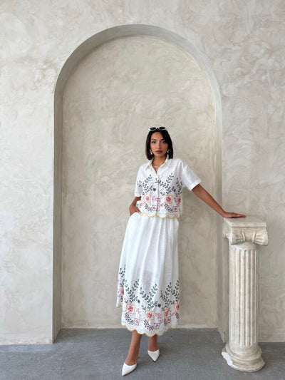 Embroidered Wholesale Shirt - Yellow Dsn2 | Topshow