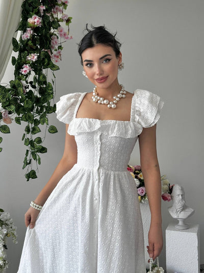 Rochie Denep cu detalii nasturi