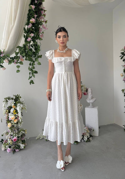 Rochie Denep cu detalii nasturi