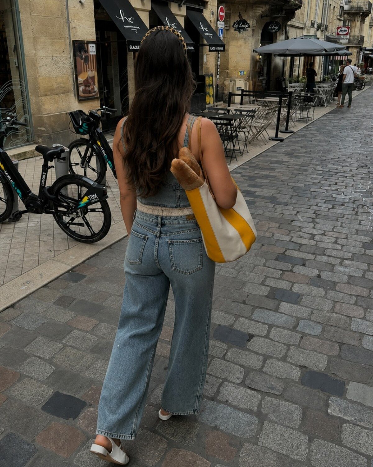 SET CU DETALIU DENIM ȘI DANTELĂ