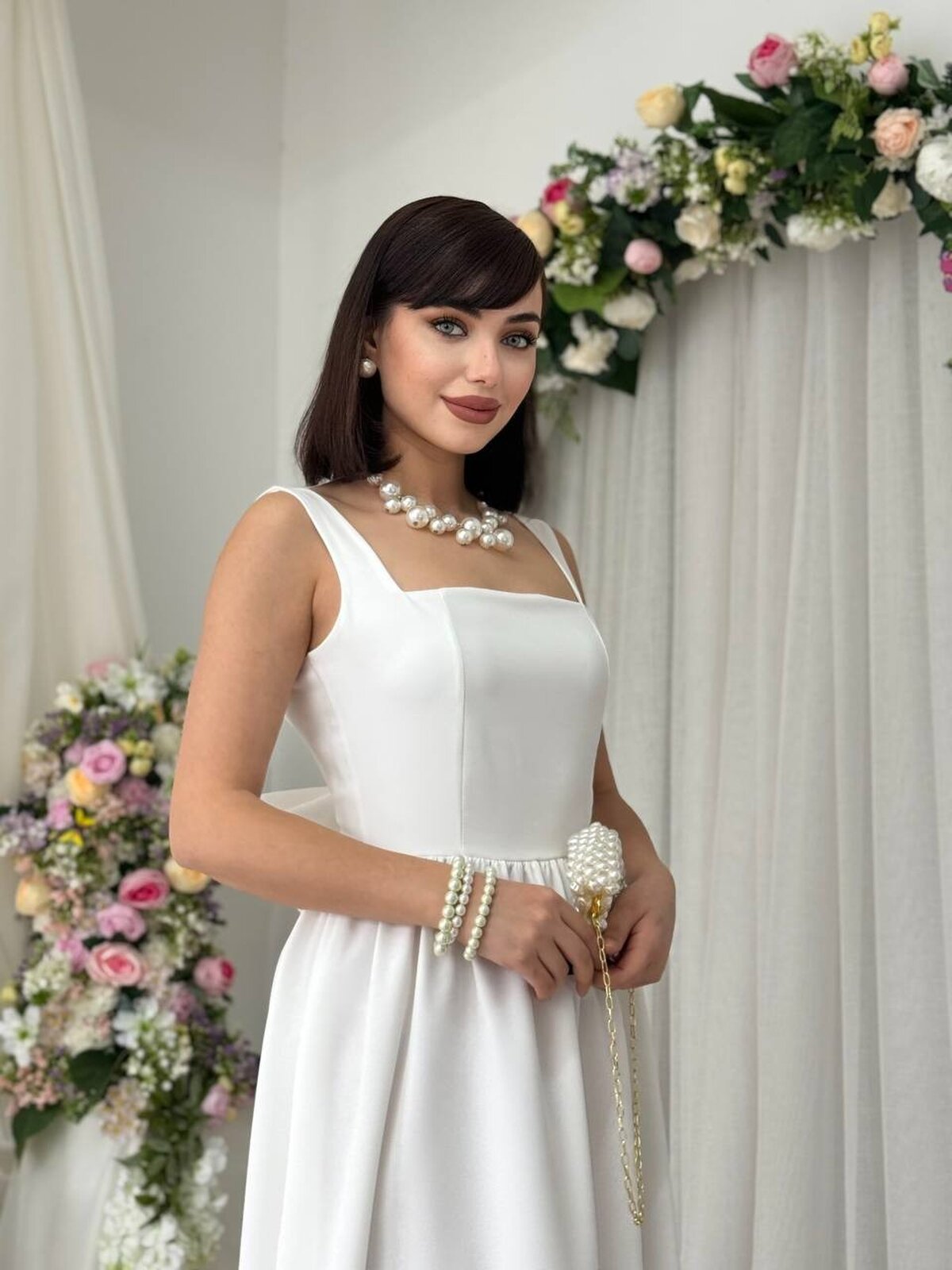 Dınas Fiyonk Detaylı Elbise