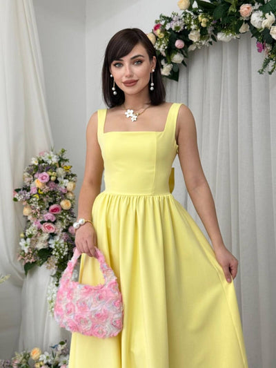Rochie Dina cu Detaliu Fundă