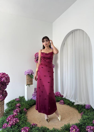 Rochie Dora cu detalii florale