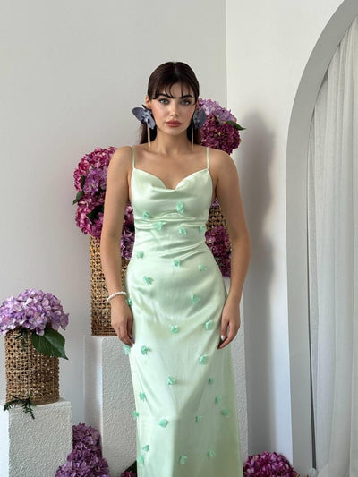 Rochie Dora cu detalii florale