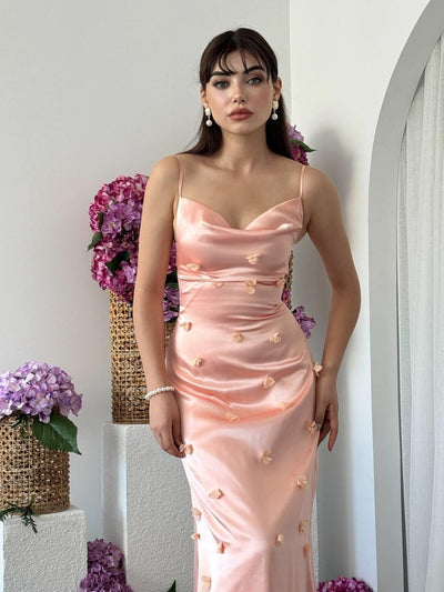 Rochie Dora cu detalii florale
