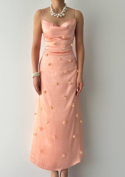 Rochie Dora cu detalii florale