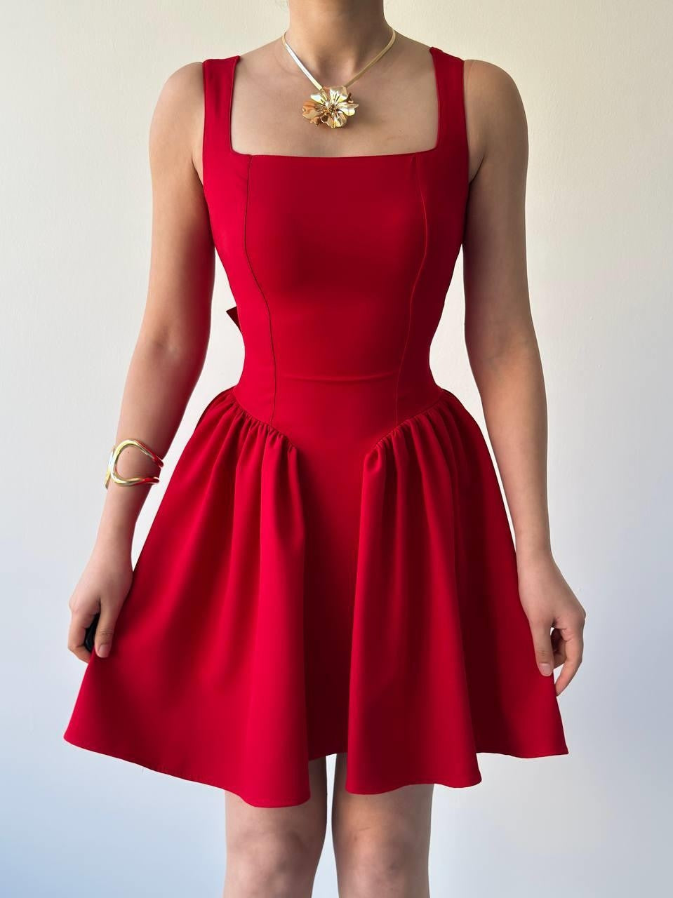 Rochie Drape Fiyon Detaliată