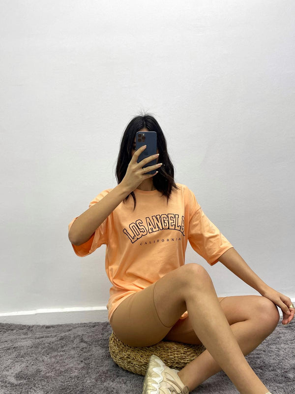 Los Angeles T-Shirt - Turuncu