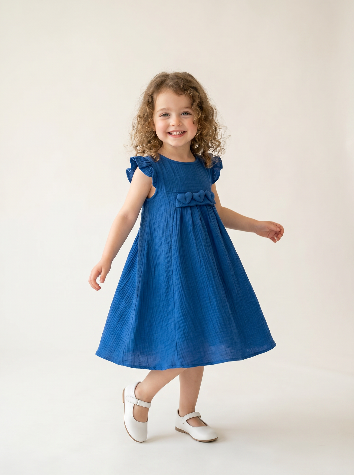 ROCHIE 3-6 ANI MUSLIN CU LYCRA TFA-3616 - Roz