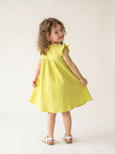 ROCHIE 3-6 ANI MUSLIN CU LYCRA TFA-3616 - Roz