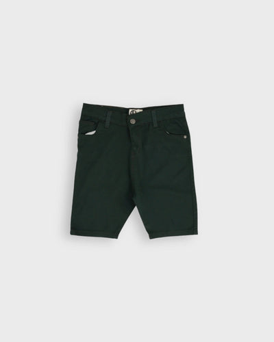Genç Erkek Gabardin Şort | 9–15 Yaş | RG3338 - HAKİ