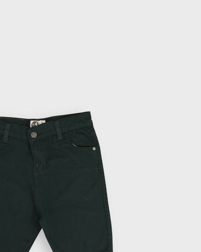 Genç Erkek Gabardin Şort | 9–15 Yaş | RG3338 - HAKİ