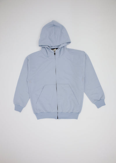 Genç Kapüşonlu Fermuarlı Sweatshirt | RG Brand | 9–15 Yaş | RG3285 - MAVİ