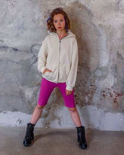 Genç Fermuarlı Kapüşonlu Sweatshirt | RG Brand | 9–15 Yaş | RG3258 - HAKİ