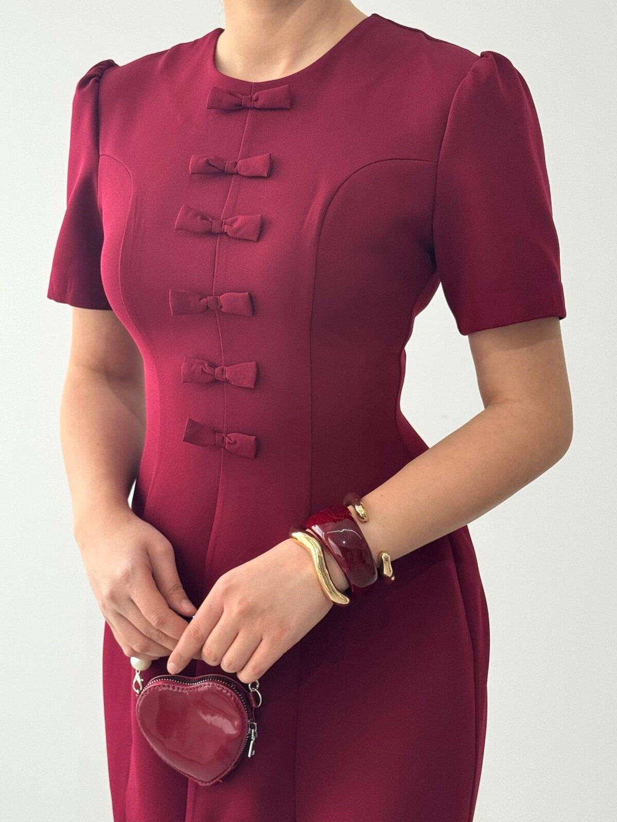 Rochie Evan cu detaliu fundă