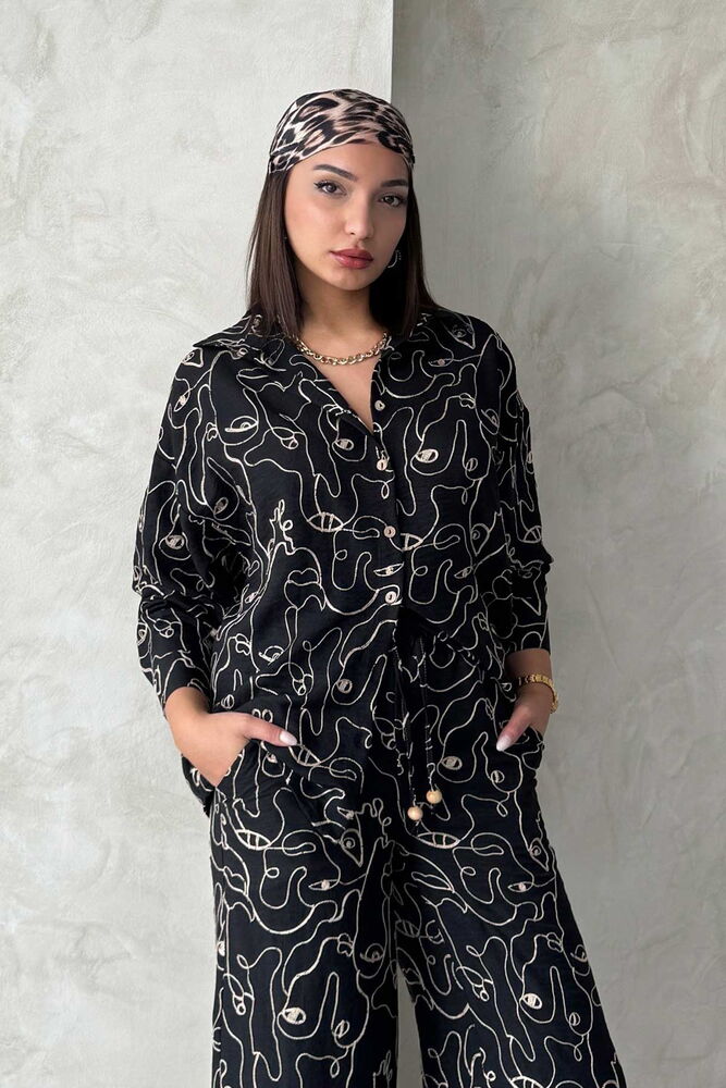 Embroidered Wholesale Shirt - Black