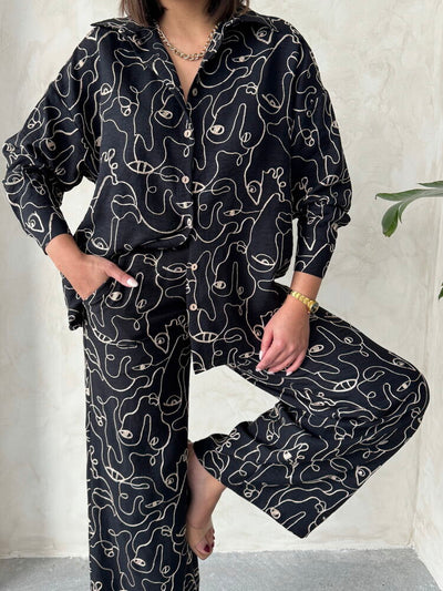 Embroidered Wholesale Shirt - Black