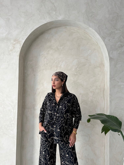 Embroidered Wholesale Shirt - Black