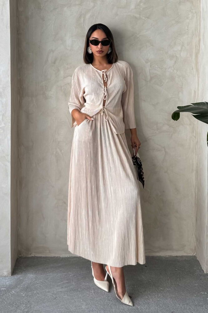 Long Skirt- Stone