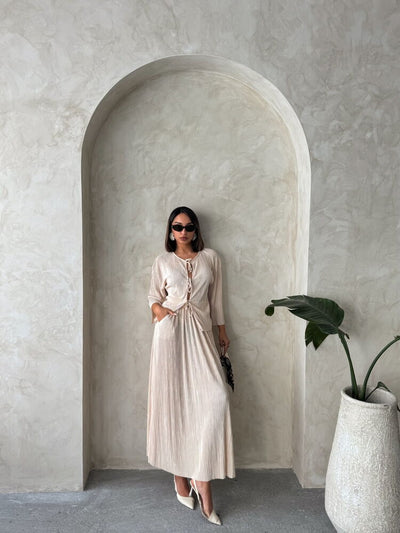 Long Skirt- Stone