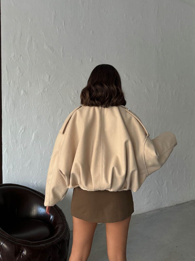 Topshow Cachet Wholesale Coat - Stone | F2047