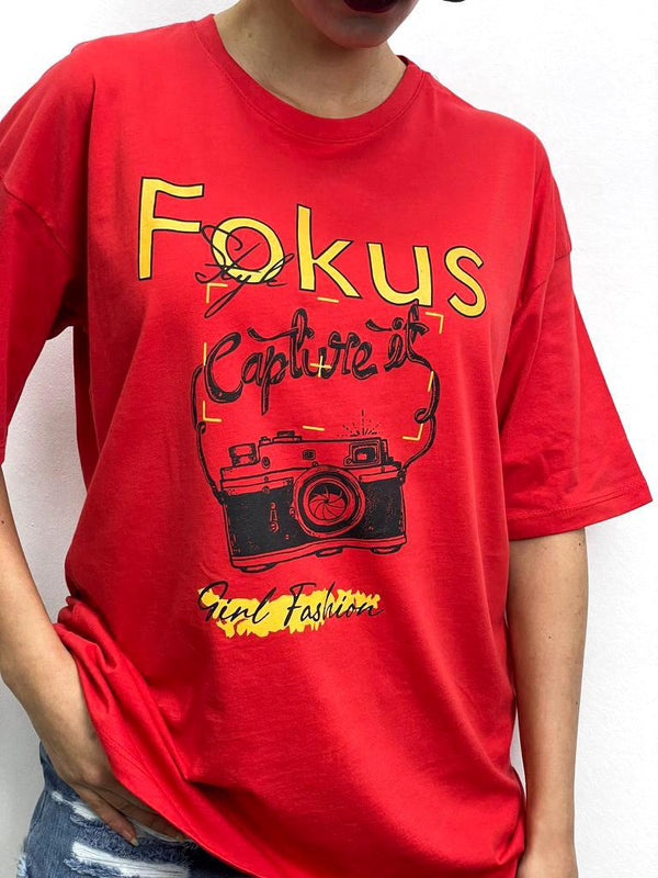 Tricou Focus - Roșu