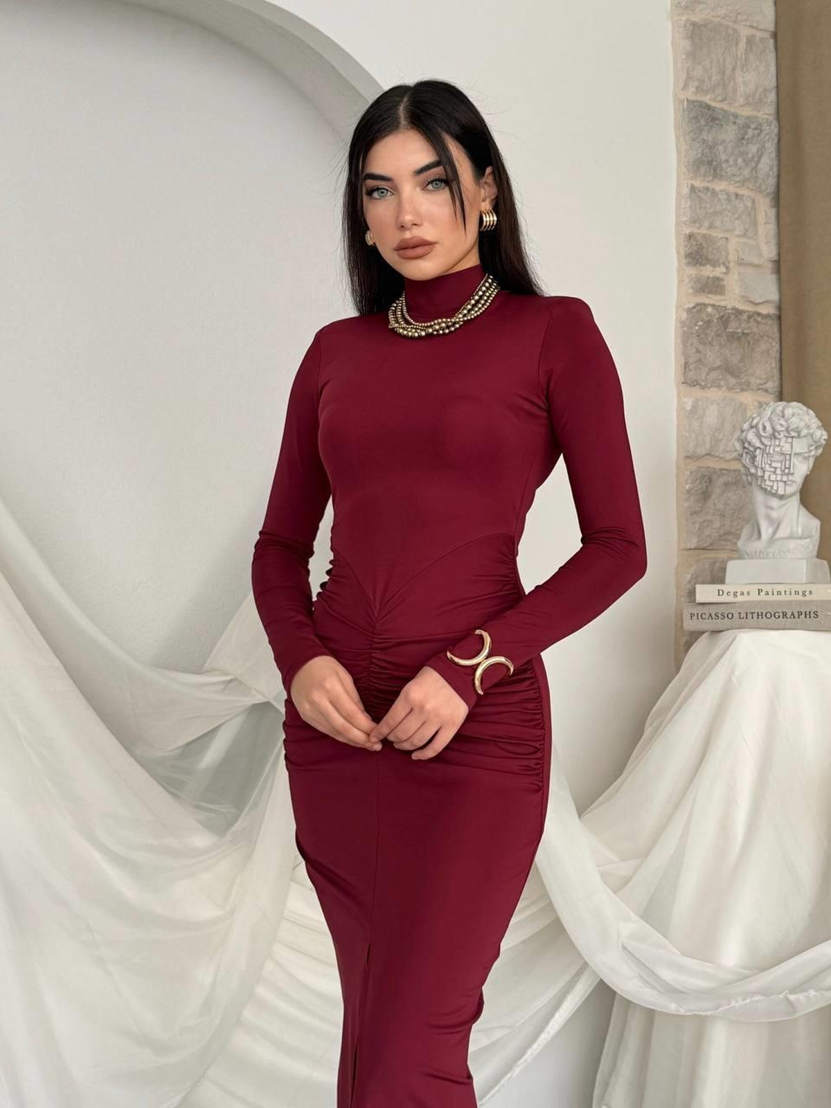 Rochie drapată Ferya