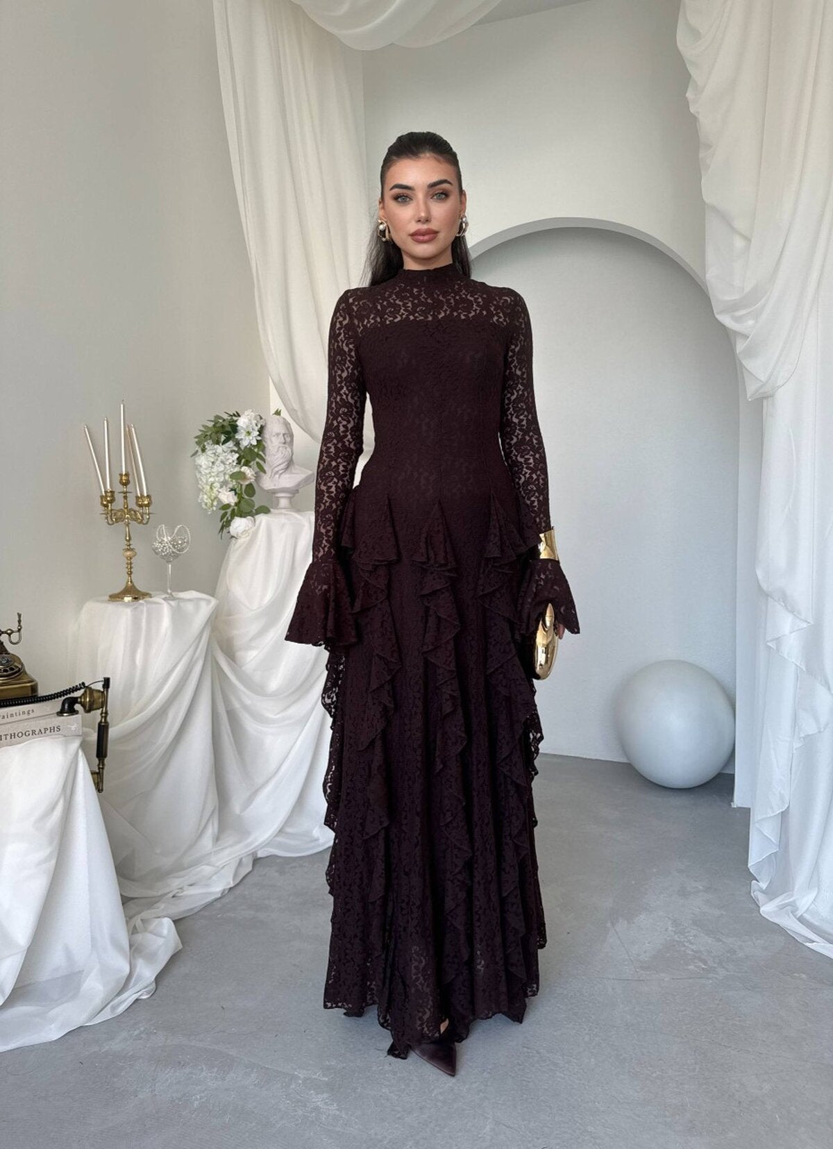 Furuz Midi Elbise