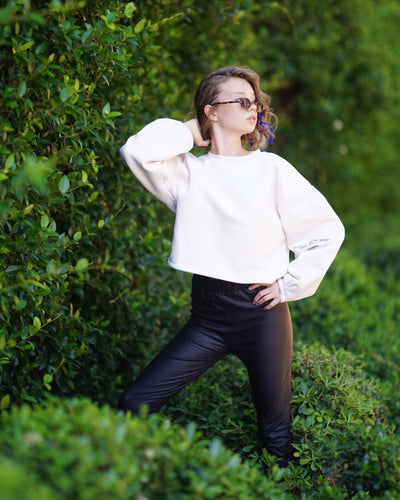 Genç Baskı Detaylı Sweatshirt | RG Brand | 9–15 Yaş | RG3308 - TAŞ