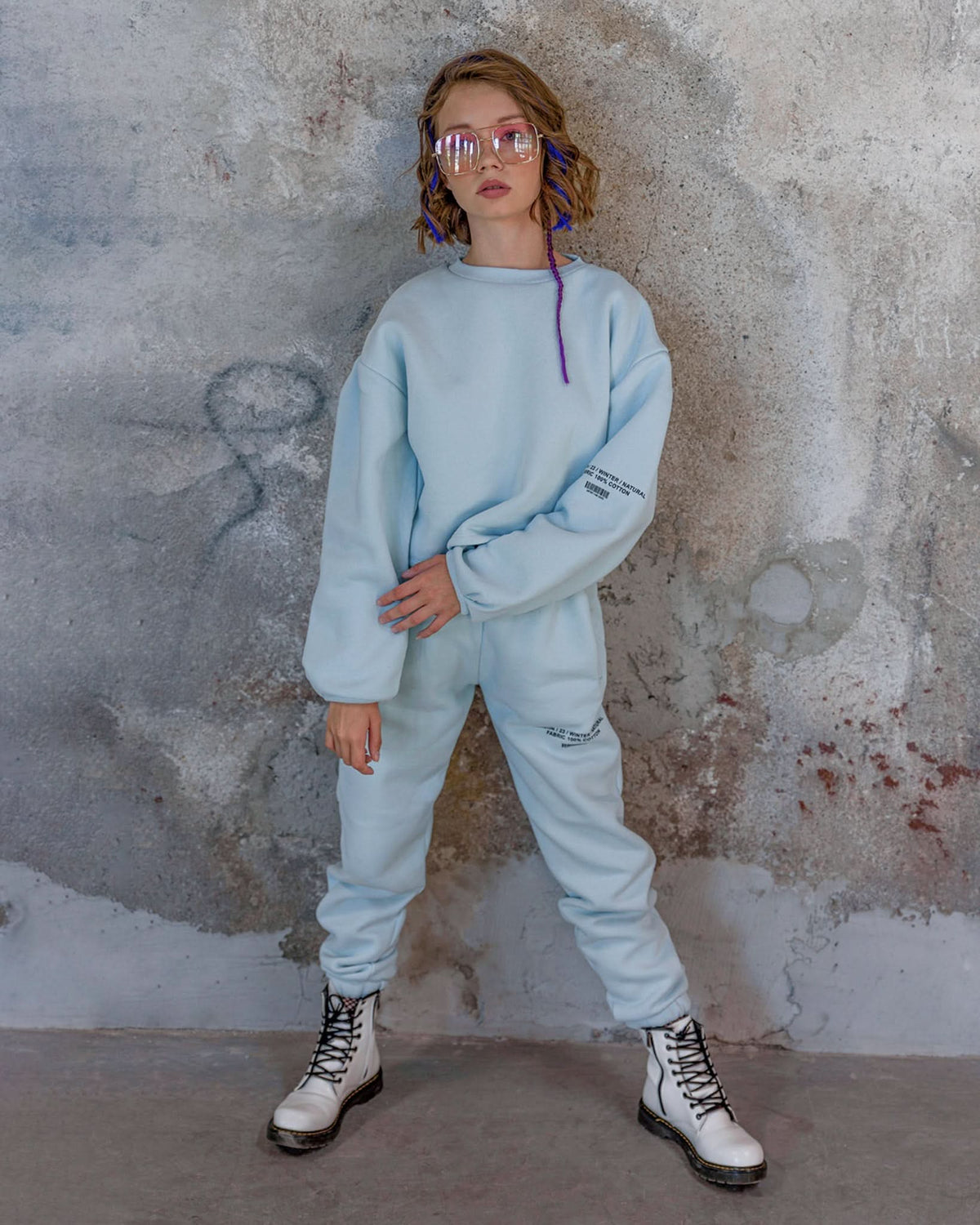 Genç Baskı Detaylı Sweatshirt | RG Brand | 9–15 Yaş | RG3308 - FÜME