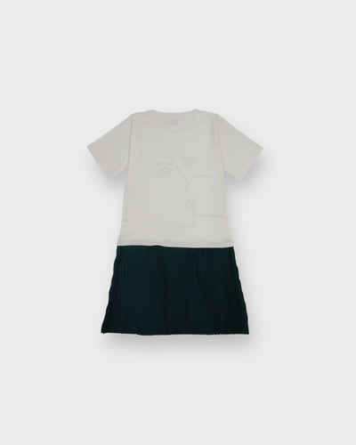 Genç Kız Pileli Elbise | 9–15 Yaş | RG Brand | RG3246 - SİYAH