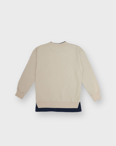 Genç Önü Baskılı Parça Detaylı Sweatshirt | 9–15 Yaş | RG Brand | RG3369 - HAKİ