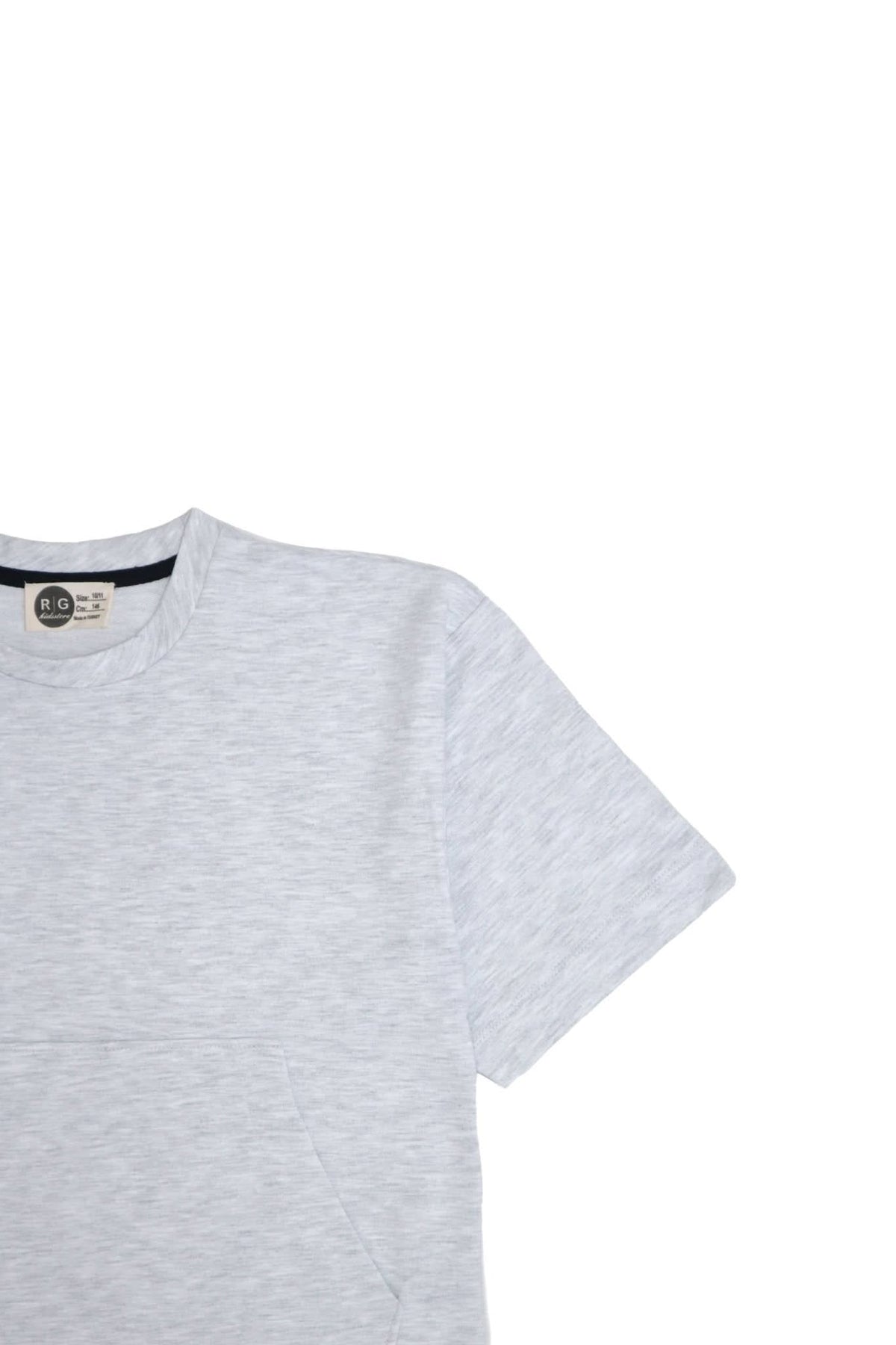 Genç Pamuk Kanguru Cepli Tişört | 9–15 Yaş | RG Brand | RG3382 - BORDO
