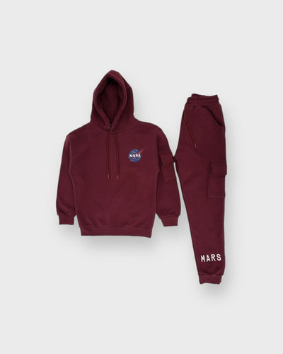 Genç Unisex Kapüşonlu Eşofman Takımı | 9–15 Yaş | RG Brand | RG3306 - PEMBE