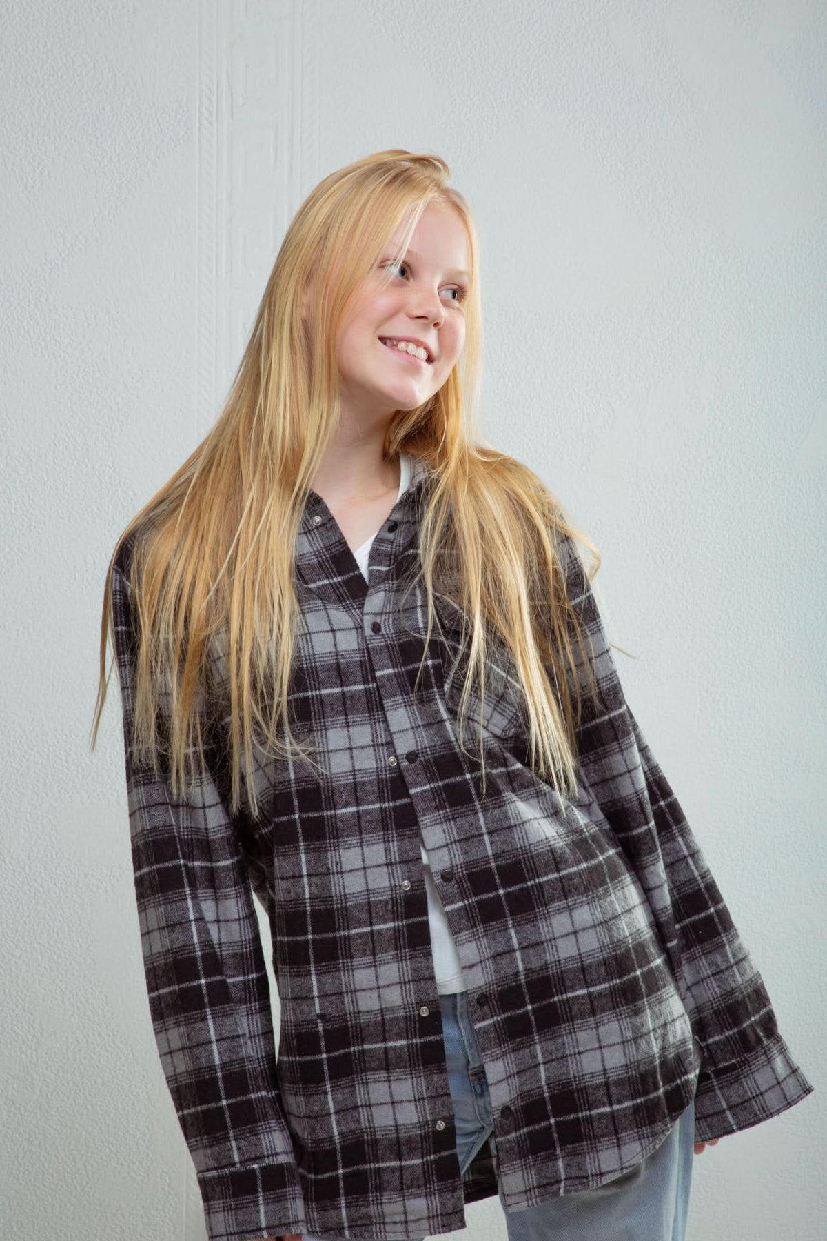 Genç Çocuk Cepli Ekose Gömlek Kışlık Oduncu Model 9–15 Yaş | RG3312 - TAŞ