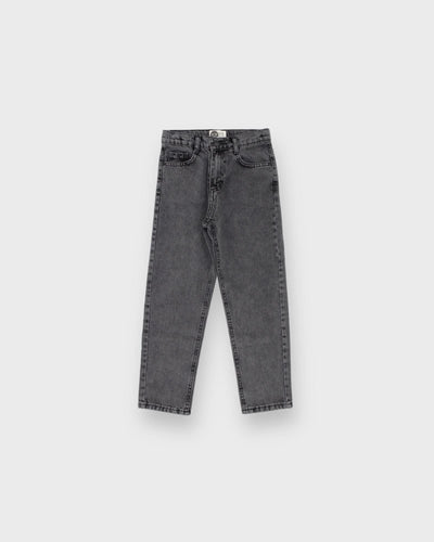 Genç Çocuk Regular Kesim Jean Pantolon | %100 Pamuk, Rahat Kesim | Kız & Erkek | 9–15 Yaş | RG3398 - SİYAH