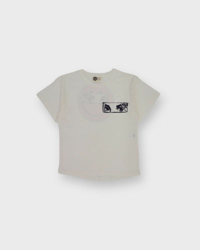 Genç Unisex Anime Baskılı Pamuk Tişört | 9–15 Yaş | RG Brand | RG3346 - EKRU