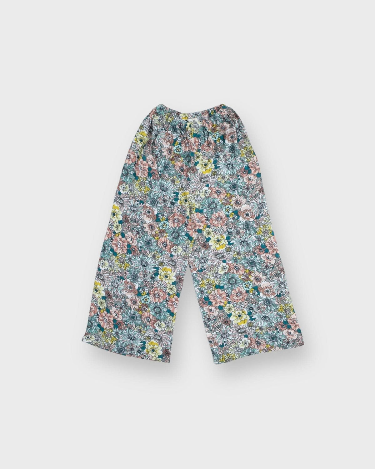 Genç Geniş Paça Yüksek Bel Elastik Pantolon | 9–15 Yaş | RG Brand | RG3335 - MOR