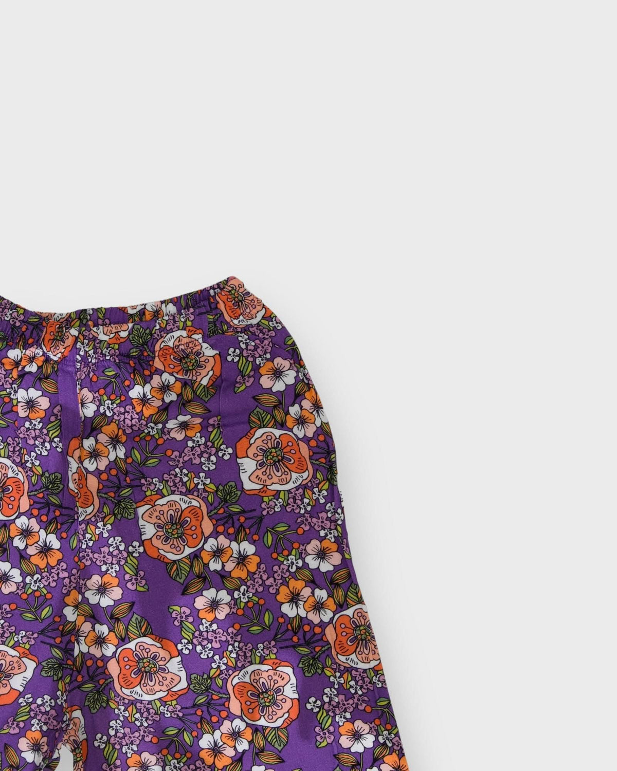 Genç Geniş Paça Yüksek Bel Elastik Pantolon | 9–15 Yaş | RG Brand | RG3335 - YEŞİL
