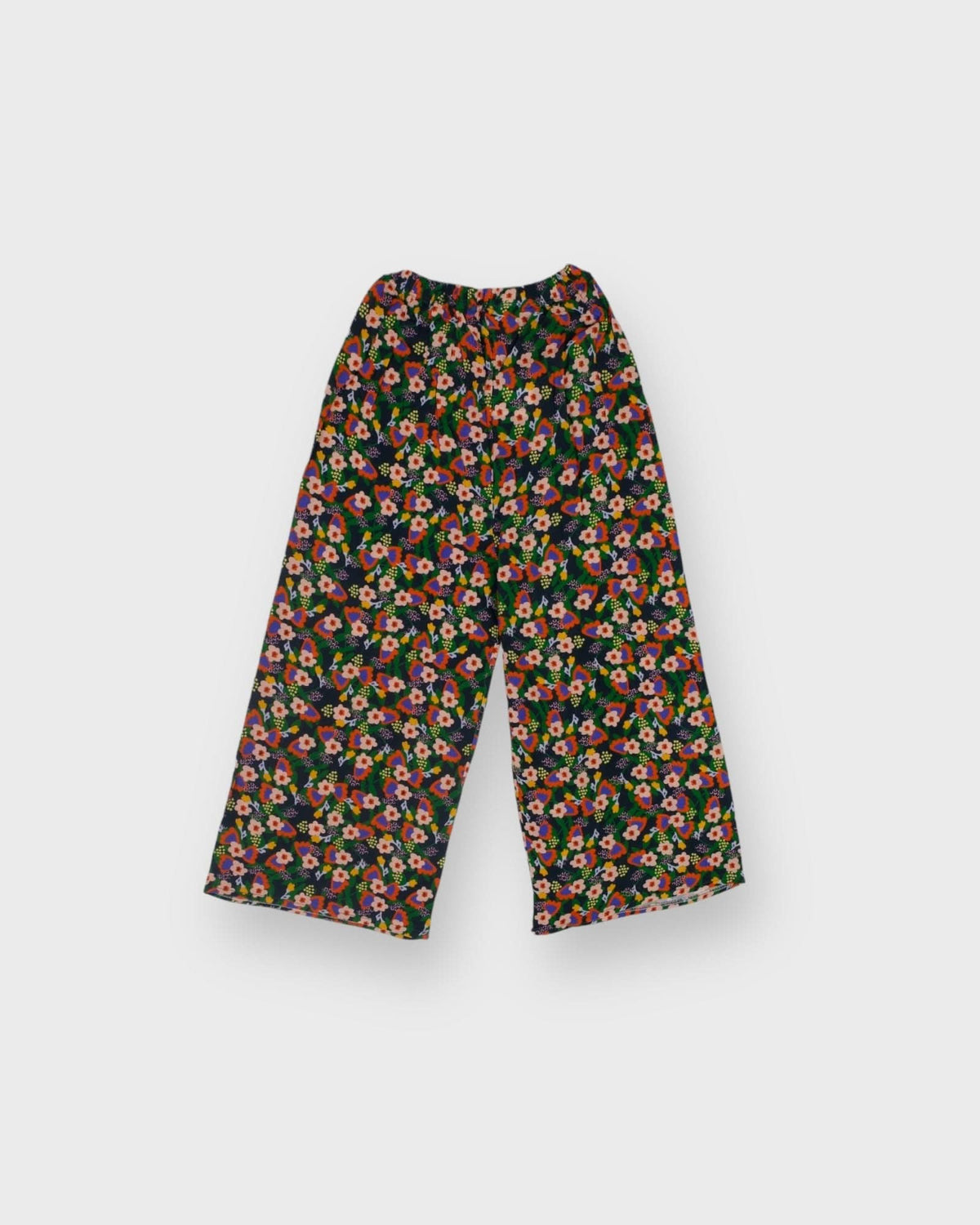 Genç Geniş Paça Yüksek Bel Elastik Pantolon | 9–15 Yaş | RG Brand | RG3335 - MOR