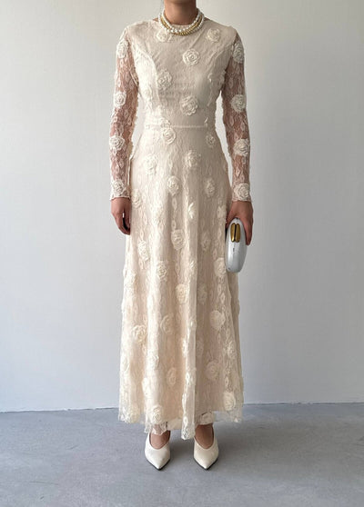 Rochie Gernu cu detalii florale